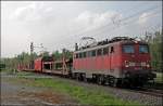 Leider bespannte  nur  die 139 132 den FR 52242 von Paderborn Gbf nach Hagen-Vorhalle. Hier bei Oberwengern am Abend des 16.05.2008.
