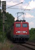 139 555-7 mit Kesselwagenzug auf den Weg nach Gelsenkirchen-Bismarck. 19.06.2008 Wanne-Eickel