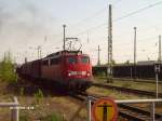 139 285 fhrt mit ein Gterzug in Frankfurt/Oder ein.27.04.07