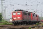 DB 139 262-0 am 21.5.2011 durch Koblenz-Ltzel.