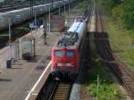 139 311 fhrt mit 110 452 an der Spitze, einen Messzug durch Dresden Friedrichstadt.