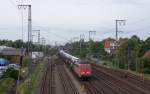 139 285-1 fuhr am 20.09.2012 mit einem Autozug von Emden richtung Bremen, hier in Leer.
