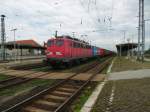 Am 09.05.2013 kam 139 285 mit einem Containerzug durch Stendal und fuhr weiter in Richtung Salzwedel.Schnen Gruss zurck an den Tf.