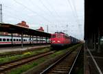 Am 11.05.2013 kam 139 285 mit einem Containerzug durch Stendal und fuhr weiter in Richtung Wittenberge.Schnen Gruss zurck an den Tf.