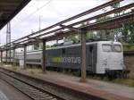 139 558 von railadventure mit ?-Wagen wartet auf Gleis 15 in Dresden Hbf; 15.07.2013  