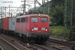 139 285-1 ist am 11.09.13 mit einen intermodal durch hh-harburg gefahren