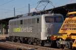 139 558-1  Railadventure  mit Weichentransportwagen am 28.05.2013 durch Solingen HBF