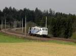 Die 139 312 am 05.04.2014 unterwegs bei Pöndorf.