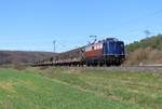 139 287-7 BYB mit dem Henkelzug bei Harrbach am 06.04.2018