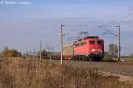 139 313-1 DB Schenker Rail Deutschland AG mit einem gemischtem Güterzug in Vietznitz und fuhr in Richtung Nauen weiter.