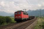 140 187 mit 56498 vor Prien am Chiemsee (06.06.2007)