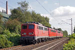 Lokzug am 27.08.2014 mit Lokomotive 140 789-9 und 151ern in Bottrop.