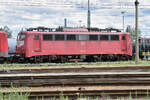 Einheitslok 140 860 in r/w am 16.04.2004 im Bw.