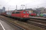 140 586 mit einer explosiven Fuhre am 08.03.08 im Mnchner Ostbahnhof