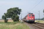 140 217-1 mit Kohlezug in Neuss Allerheiligen am 27.07.08