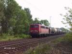 140 614 mit ein kurzen Kesselzug auf dem Sdlichen berliner Aussenring.14.08.07