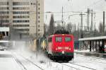 Vielleicht die letzte 140er die ich erwische: 140 569 am 30.01.10 in Mnchen Ost (3)