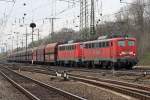 Die 140 801-2 und 140 799 in Gremberg am 09,04,10