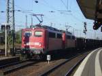140 798 und 140 846 am 17.10.05 bei der Durchfahrt von Worms.