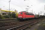 140 772-5, wieder mal in Lehrte mit Gterzug unterwegst am 17.10.2010.