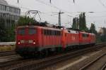 140 799-8 + 152 016-2 + 151 053-6 + 185 052-8 als Lokzug in Mnchen Heimeranplatz am 14.08.2010