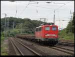 DB 140 327 zieht seinen Gterzug durch kln West (02.08.2011)