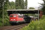 140 440 mit einem Autozug nach Emden am 21.07.2011 in Limmer.