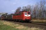 140 502 + 140 867 + 140 805 + 155 180  bei Peine  01.03.98