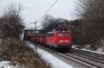 140 681-9 mit einem EZ am 24.01.2013 in Ahlten