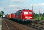 140 419 mit Gterzug Richtung Rotenburg am 20.06.1998 in Buchholz (Nordheide)