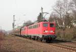 140 858 & 140 807 bei Bonn Oberkassel am 07.03.2014