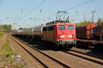 DB 140 401-1 mit Kesselzug am 16.04.2014 in D�sseldorf Rath.