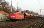 Am 27.11.2014 kam die 140 327-8 von der DB Cargo aus Richtung Magdeburg nach Niederndodeleben und fuhr weiter in Richtung Braunschweig .