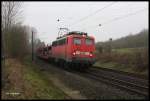 140537 war am 5.3.2016 um 9.43 Uhr in Westerkappeln - Velpe mit einem Leerzug in Richtung Osnabrück unterwegs.
