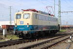 DB Museum 140 423-5 am 06.04.2026 im DB Museum Koblenz. Vom Museumsgel�nde aus fotografiert.
