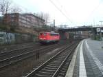 140 627 (DB Cargo) am 26.02.2008 Lz durch HH-Harburg