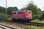 140 502-6 fuhr als Lz am 18.08.2009 in Richtung Seelze.