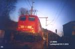 140 170 am 06.11.2002 im Bahnhof Ludwigstadt auf dem Weg nach Saalfeld