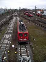 140 539-8 steht am 03.03.13 in der Abstellgruppe Frankfurt am Main Bw 1