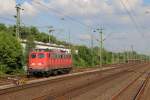 EBM Cargo 140 003-5 als Lz von Dsseldorf-Eller nach Dsseldorf-Rath in Dsseldorf-Eller am 04.06.13