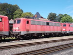 Nachdem ich Euch schon die 140 790 und 140 833 in Putbus gezeigt habe,zeige ich euch auch noch die Dritte und letzte 140.Es ist die 140 837 die ich hier am 22.Juli 2016 in Putbus fotografierte.
