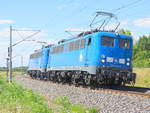Am 15.07.2018 kamen 140 007(140 825)&140 050(140 833)Lz aus Richtung Borstel und fuhren in Stendal in die Abstellung.