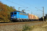 Am 12.10.2018 fuhr die 140 047-9 von der Press von Lübeck nach Borstel .