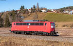 140 797 als Tfzf 92512 (Basel Bad Rbf - Villingen) bei St.Georgen 28.12.25