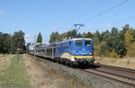 140 870-7 EVB mit einem Autologistiker bei Woltorf am 30.08.2016
