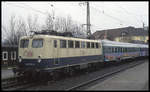 140370 am 5.3.1995 um 15.14 Uhr im Bahnhof Hameln.