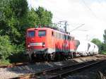 BR 140 450-8 mit Kalkzug am B 28 am 17.07.07