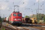 140 597-6 mit gemischtem Gterzug in Solingen Hbf in Richtung Kln am 25.08.08