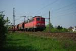 140 611-5 mit Kalizug am 15.04.2009 durch Gmmer in Fahrtrichtung Seelze Rbf.