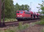 140 440 fhrt mit ein VW Autozug auf dem Sdlichen Berliner Aussenring